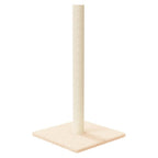 Vidaxl krabpaal 35x35x70 cm crèmekleurig