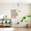 Vidaxl kattenmeubel vloer tot plafond 258,5-284,5 cm lichtgrijs