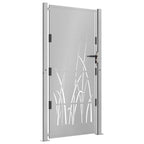 Vidaxl poort grasontwerp 100x200 cm cortenstaal
