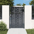Vidaxl poort 100x150 cm met vierkant staal antracietkleurig