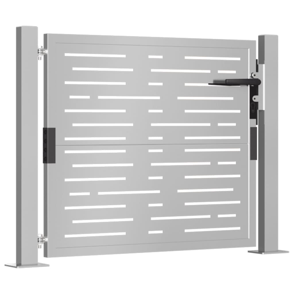 Vidaxl poort vierkant 100x75 cm cortenstaal