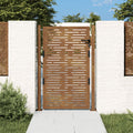 Vidaxl poort vierkant 100x125 cm cortenstaal