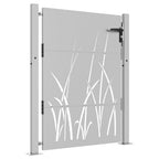 Vidaxl poort 100x150 cm grasontwerp cortenstaal