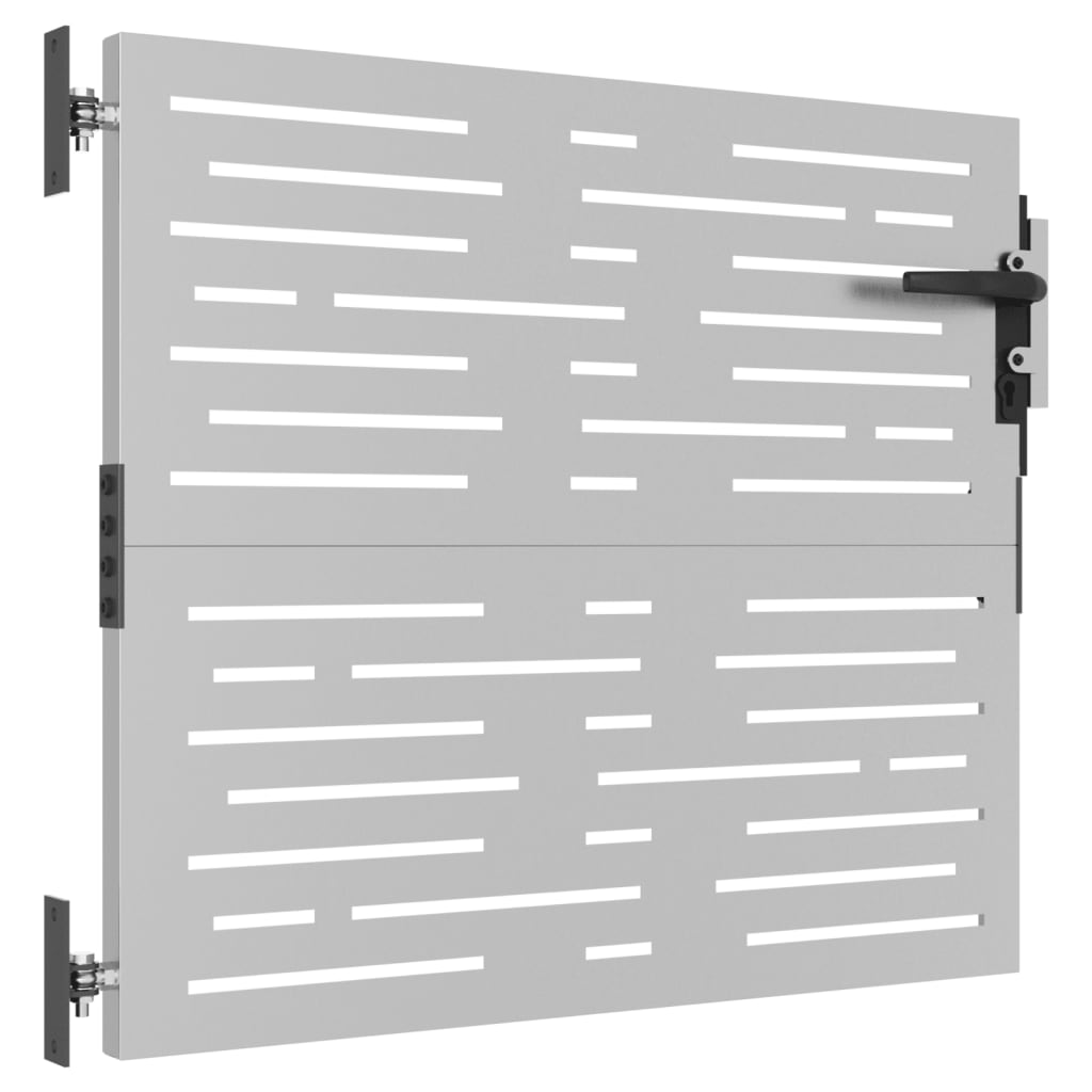 Vidaxl poort 85x75 cm vierkant cortenstaal