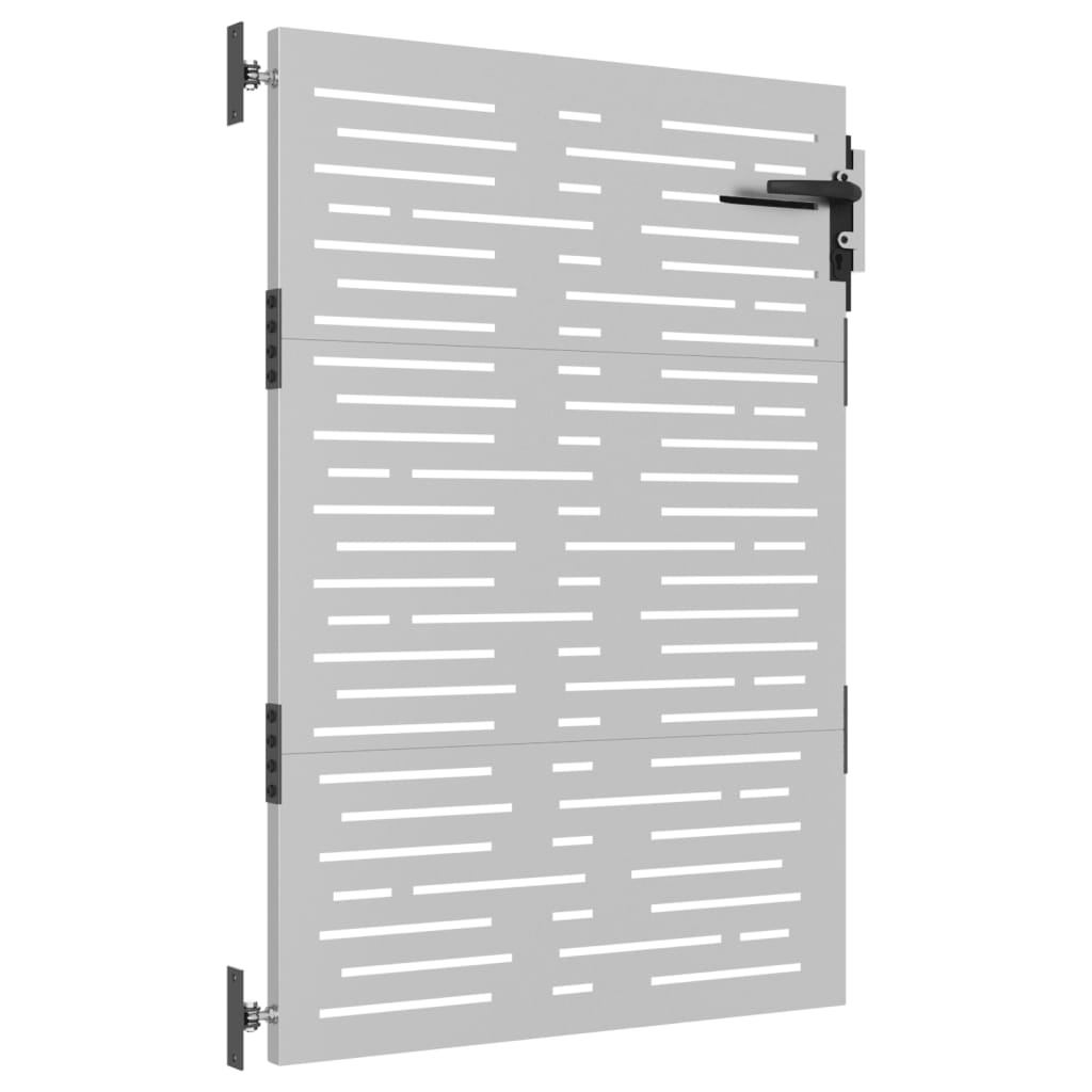 Vidaxl poort 85x125 cm vierkant cortenstaal