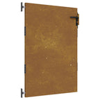 Vidaxl poort 85x125 cm cortenstaal