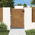 Vidaxl poort 85x125 cm cortenstaal
