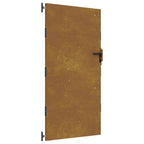 VidaXL Poort 85x200 cm cortenstaal