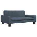 Vidaxl hondenmand 70x45x30 cm stof donkergrijs