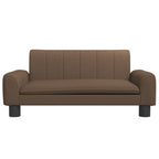 Vidaxl hondenmand 70x45x30 cm stof bruin