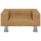 Vidaxl hondenmand 50x40x26,5 cm fluweel bruin