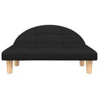 Vidaxl hondenmand 70x52x30 cm stof zwart