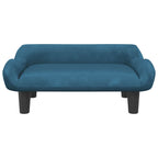 Vidaxl hondenmand 70x40x24 cm fluweel blauw