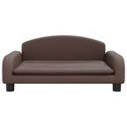 Vidaxl hondenmand 70x45x30 cm kunstleer bruin