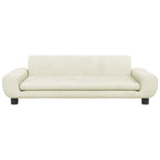 VidaXL Hondenmand 100x54x33 cm fluweel crèmekleurig