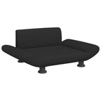 Vidaxl hondenmand 70x45x28 cm stof zwart