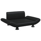 Vidaxl hondenmand 70x45x28 cm kunstleer zwart