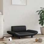 Vidaxl hondenmand 70x45x28 cm kunstleer zwart