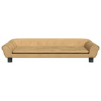 Vidaxl hondenmand 100x50x21 cm fluweel bruin