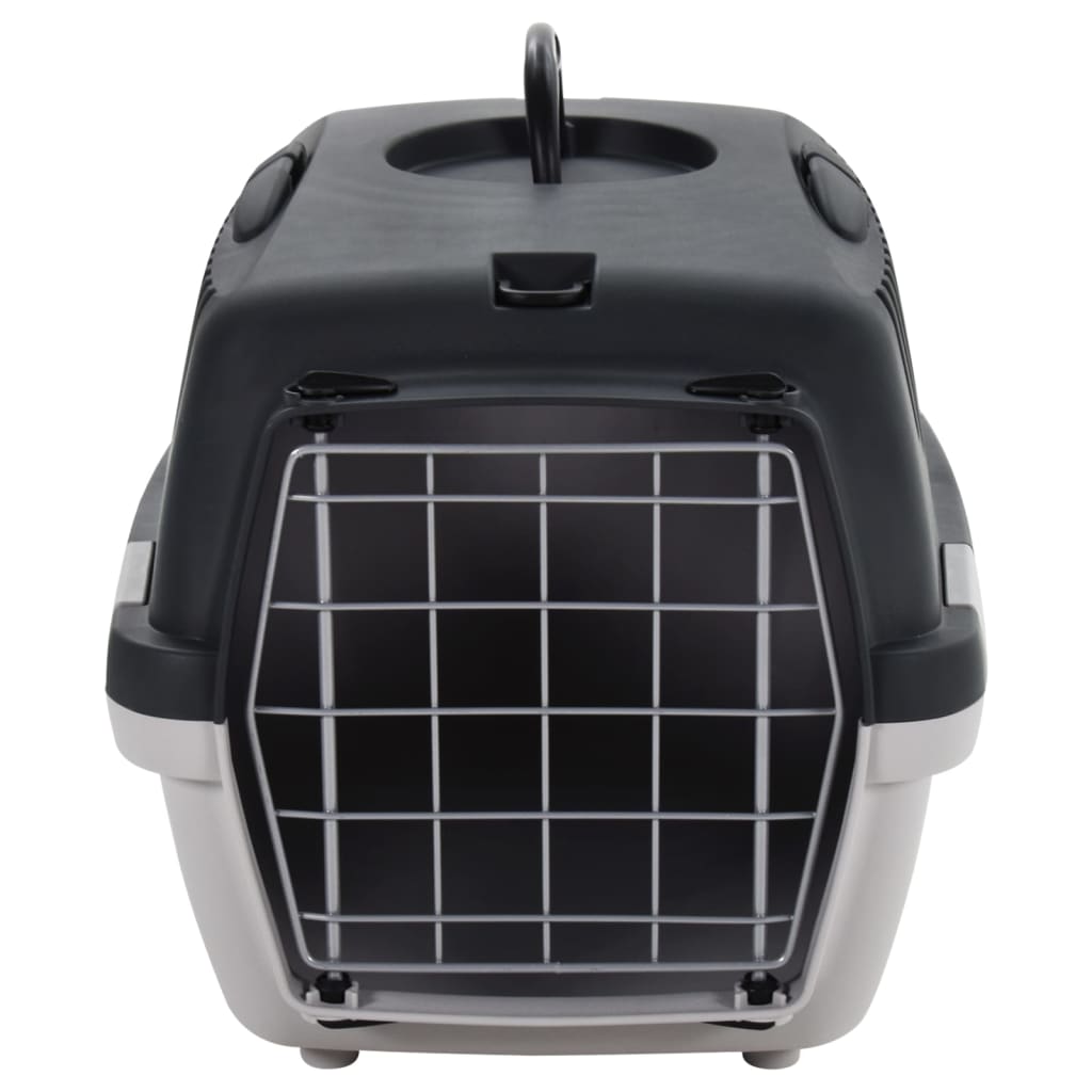 Vidaxl reismand 48x32x31 cm polypropeen grijs en zwart