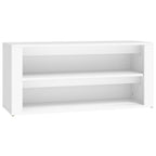 Vidaxl schoenenrek 100x35x45 cm bewerkt hout wit