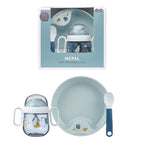 Mepal mio babyservies set little dutch - 3-delig - kraamcadeau - kinderservies - sailors bay