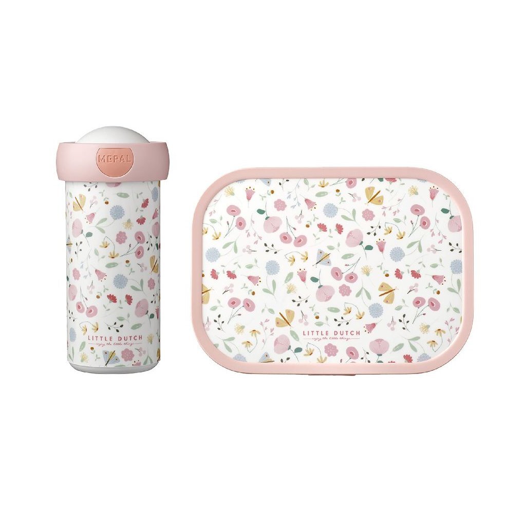 Mepal lunchset little dutch flowers and butterflies