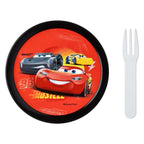 Mepal - fruitbox campus - 300 ml - inclusief fruitvorkje - sluit goed af - snackdoosje - cars