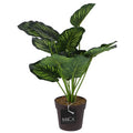Mica decorations kunstplant calathea in pot groen 40 cm