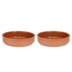 Excellent houseware terracotta tapasschalen 2 stuks