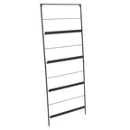 H S Collection H S Collection Tijdschriftenhouder 150x56,5 cm metaal zwart