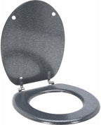Bathroom Solutions - Bathroom Solutions toiletbril 45x37.5 cm zilver/mdf
