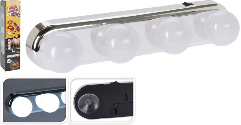 Spiegelverlichting 4 lampjes