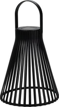 Pro garden solar lantaarn h23cm zwart