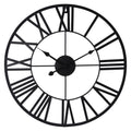 H s collection wandklok romeinse cijfers zwart