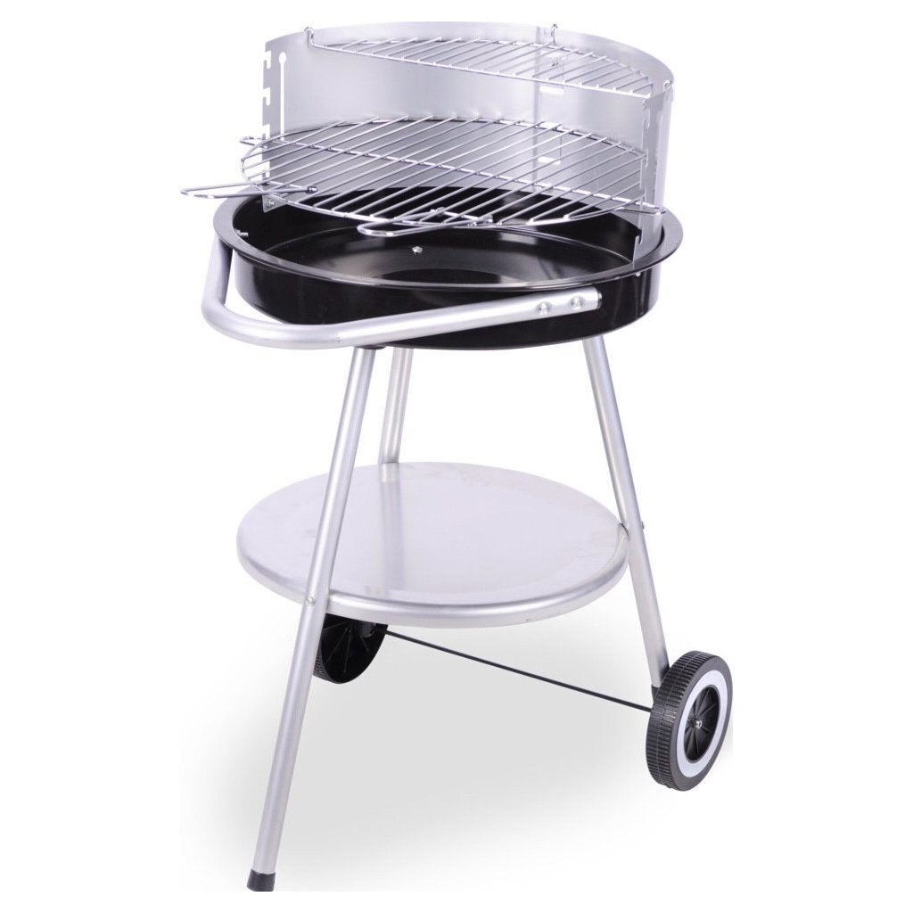 BBQ - BBQ barbecue 47x77 cm zwart/rvs