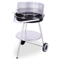 Bbq barbecue 47x77 cm zwart rvs