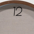 Overige Merken - Overige Merken Analoge wandklok 30 cm houtlook/wit