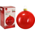 Overige merken kerstbal opblaasbaar 45 cm rood