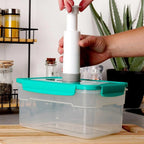 Excellent Houseware - Houseware vacu&uuml;m vershouddoos 23l groen/transparant