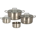 Excellent Houseware - Houseware pannenset 7-delig rvs