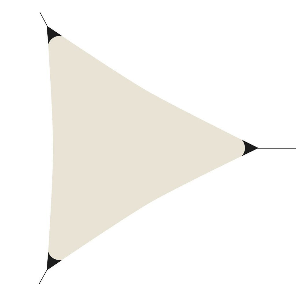Overige Merken - Overige Merken Schaduwdoek 360x360x360 cm cr&egrave;me
