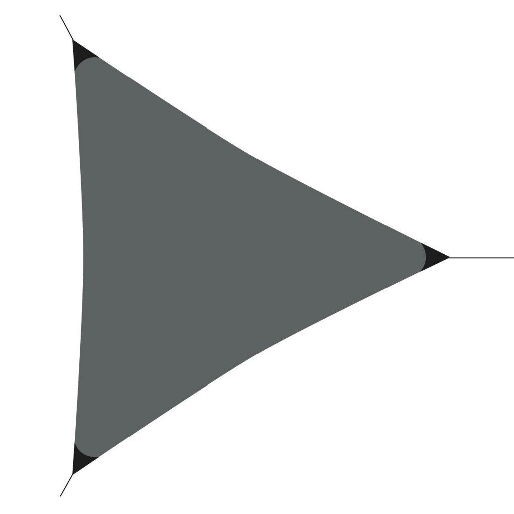 Overige Merken - Overige Merken Schaduwdoek 360x360x360 cm grijs