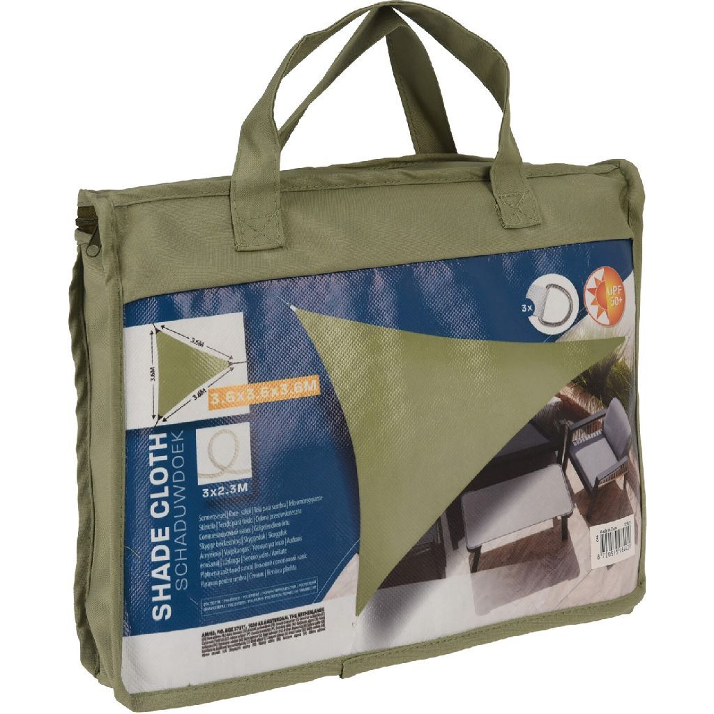 Overige Merken - Overige Merken Schaduwdoek 360x360x360 cm groen