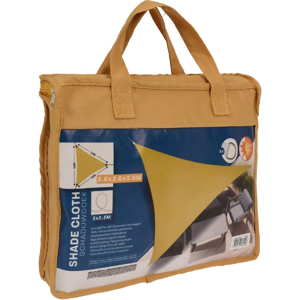 Overige Merken - Overige Merken Schaduwdoek 360x360x360 cm oker
