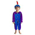 Overige merken pietenpak 110-116 paars blauw