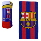 Overige Merken - Overige Merken Fc barcelona badlaken 100x180 cm blauw/rood