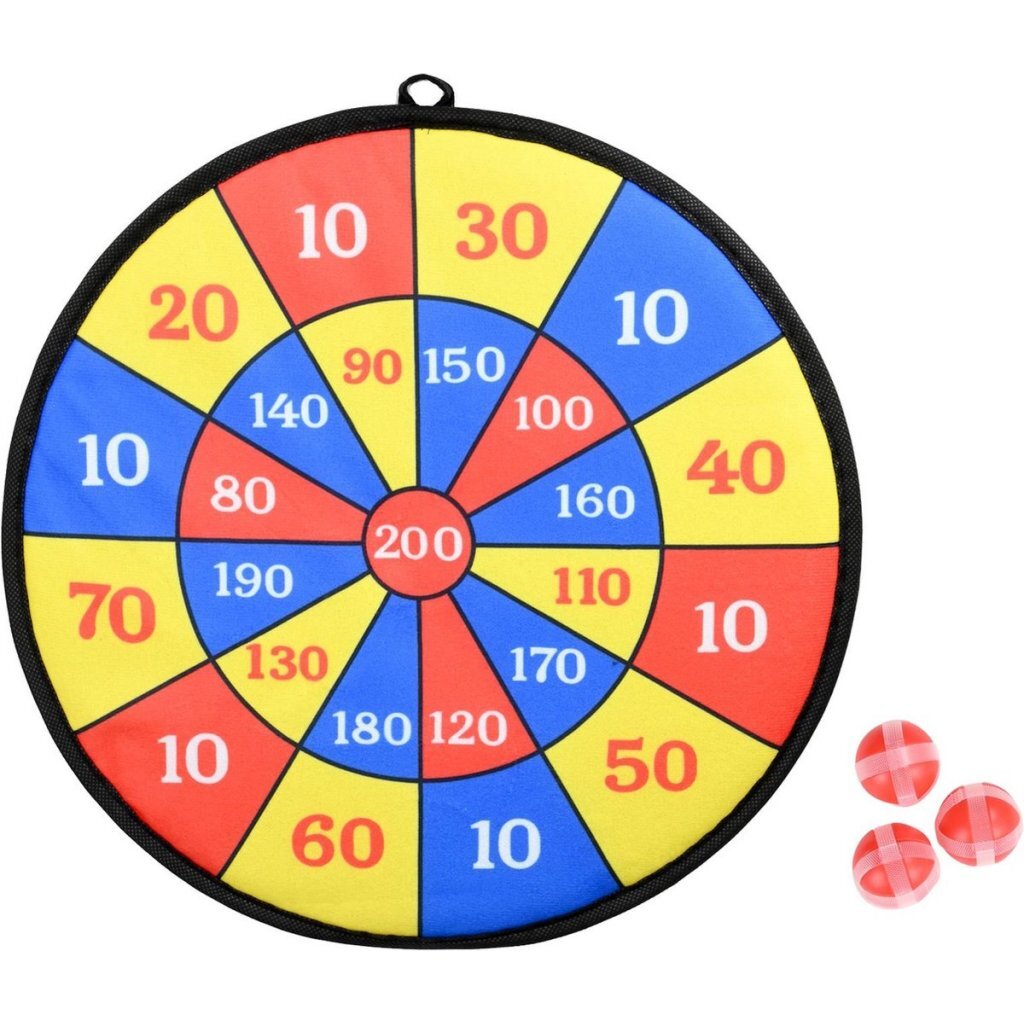 Benson - Benson dartbord klittenband 36 cm + 3 ballen