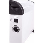 Benson - Benson convector heater 75-/1500w 52x17x32.5 cm wit/zwart