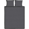 Ten cate katoenen eenpersoons dekbedovertrek 140x200 220 cm graphic antraciet